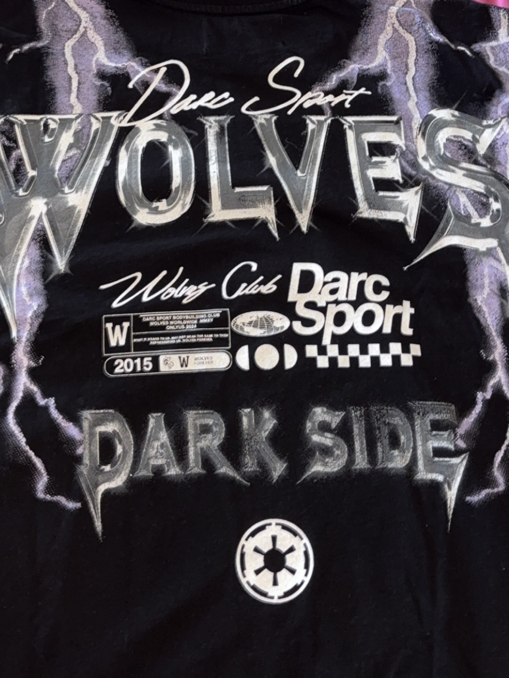 Star Wars Darc Sport 'Wolves Dark Side' Graphic Tee - Black, Silver, Purple